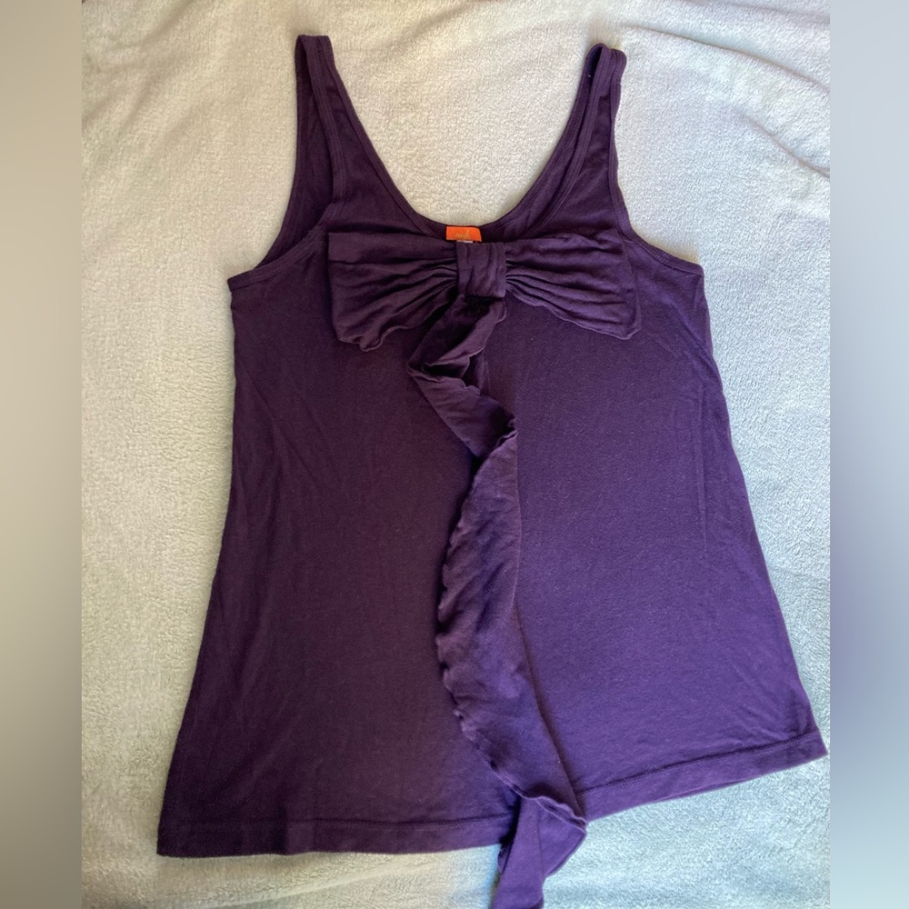 Anthropologie purple tank top